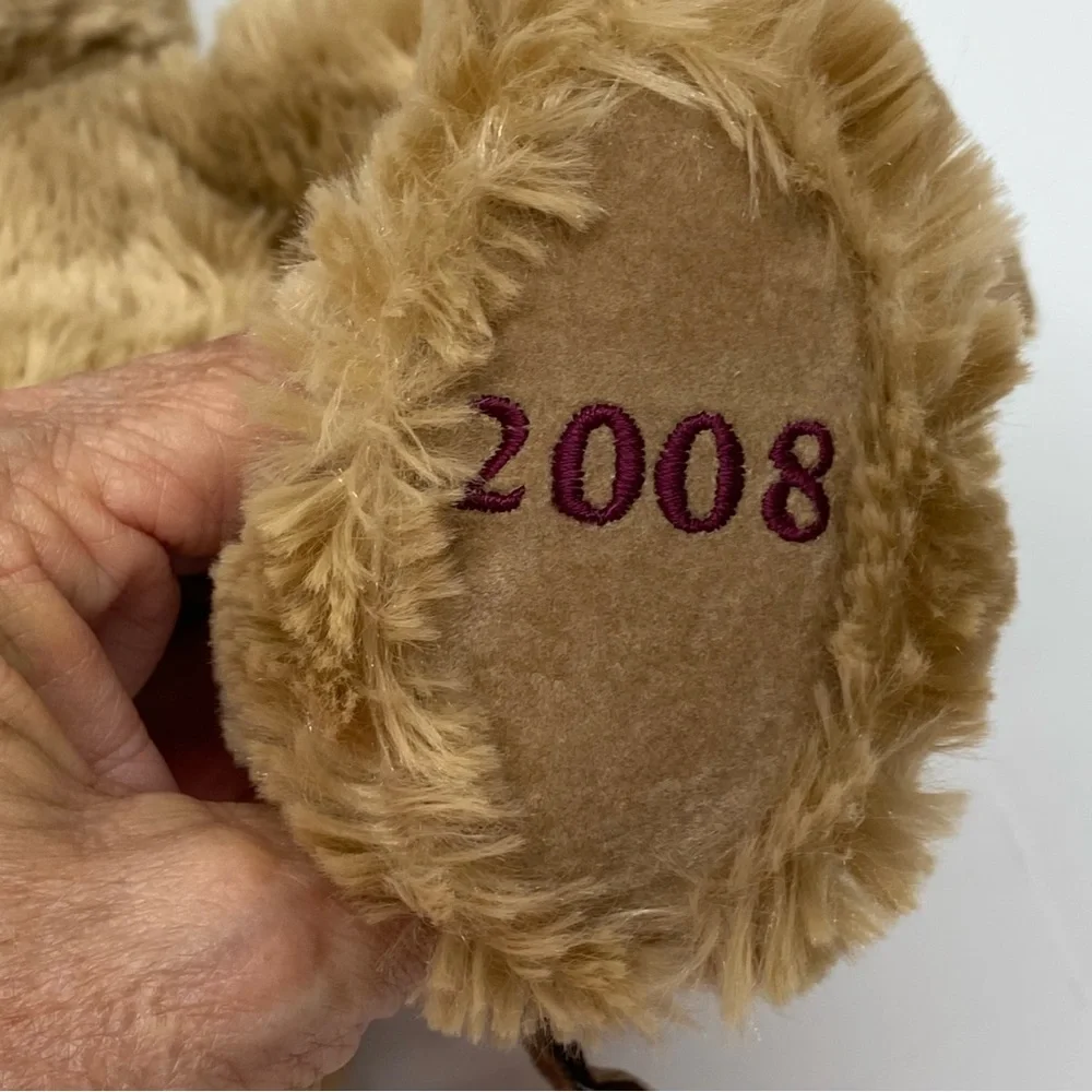 Burberry Brown Teddy Bear Plush 2008 on Bottom of Foot Fragrance Bear 12